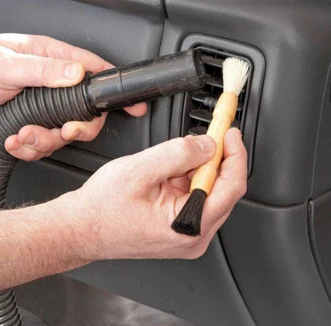 What are the best ways to clean the cracks and crevices in your car?